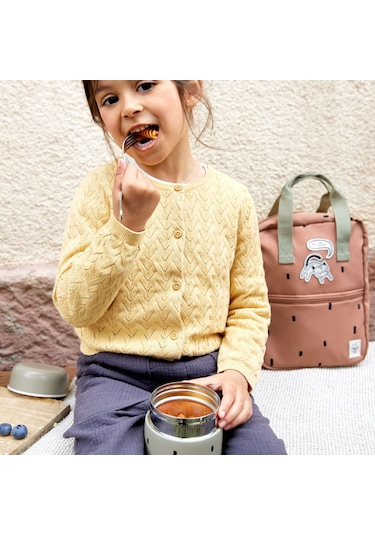 Lassig Happy Prints Yemek Termosu Light Olive Yeşil