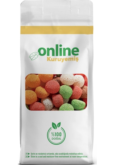 Online Kuruyemiş Jöle Lokum Yuvarlak 500 Gr