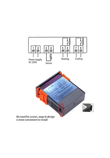 Ximistore9 Stc-3000 Dijital Sıcaklık Kontrol Cihazı -50 C 99 C Aralığında Akvaryum, Inkübasyon, Soğutucular İçin Mikroişlemci Kontrolörü 220v