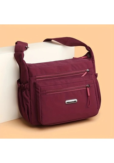 Oldfriend Weiluoda Kadın Sarı Hafif Çapraz Çanta, Ayarlanabilir Askı Ve Çok Bölmeli 331 Sarı