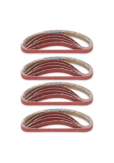 Ximistore9 20 Adet 330x10mm 80 Zımpara Bandı, Zımpara Makinesi İçin Değiştirme Aracı, Dayanıklı Ve Homojen Zımparalama