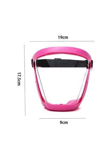 Tek Parça Koruyucu Maske Tam Yüz Toz Geçirmez Bisiklet Buğu Önleyici Gözlük Hd Maske Standart