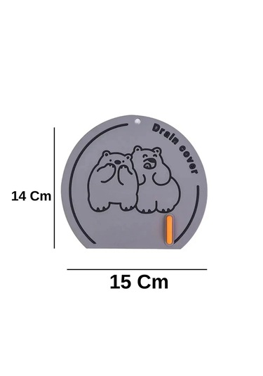 Tineke Banyo Ve Mutfak Lavabo Koku Önleyici Gider Koruyucu Kahverengi