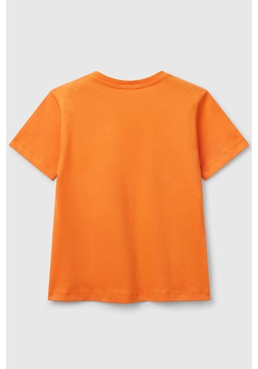 United Colors Of Benetton Erkek Çocuk T Shirt Turuncu 3ı1xg10ıj-1417 Turuncu