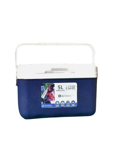 Suntek 5l Piknik Buz Kovası, Tekneyle Bakkaliye Için Mavi