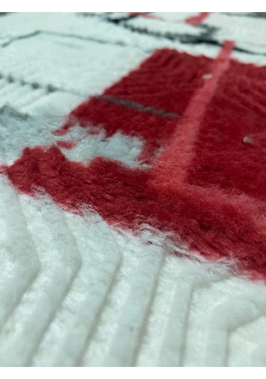 Aksu Tek Kişilik Battaniye Çantali Kirmizi Kırmızı