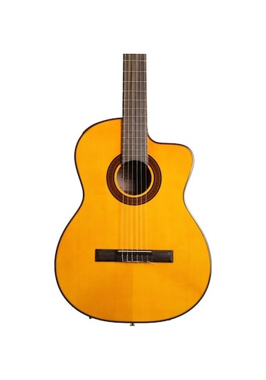 Takamine Gc3Ce-Nat Elektro Klasik Gitar Kılıf + Jack + Pena