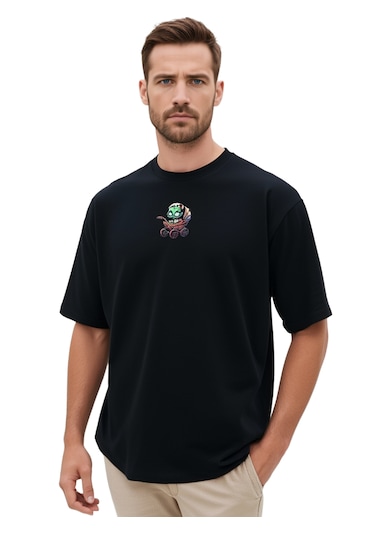 Ogc Bebek Zombi Oversize Unisex T-shirt Siyah
