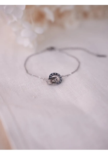 Reva El Bileğine Takılan Taşlı Ve Pandantifli Bilezik 151766673 Gri