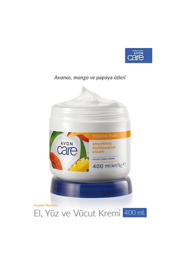 Avon Care Tropical Fruits El ve Vücut Kremi 2 x 400 ML