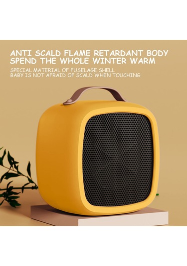 Taşınabilir 500w Elektrikli Uzay Isıtıcı Mini Masaüstü Isıtıcı Ev Ofis İçin Saplı, Ab Tak