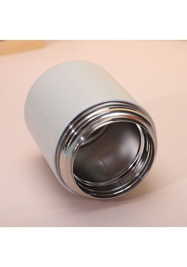 Tuomeng 316 Paslanmaz Çelik İns Tarzı Öğrenci Güveç Kabı Taşınabilir Termos Kova Pembe