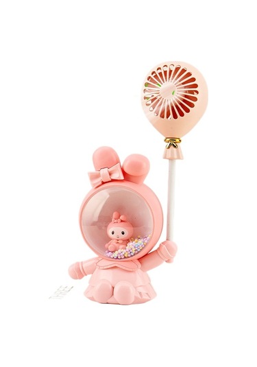 Aurora Karikatür Sevimli El Masaüstükçük Fan Katlanabilinir Taşınabilinir Büyük Rüzgar Gücü Usb Şarj Elektrikli Fan