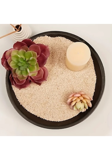 Willowhaven 100g Akvaryum Kumu - Doğal Açık Kahve Yumuşak Dere Kumu Dekorasyon Ve Peyzaj