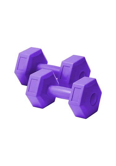 1 Kg X 2 Adet Renkli Dambıl Seti - Evde Egzersiz İçin İdeal