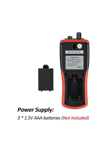 Dijital Lux Metre 400.000 Lux Dijital Lcd Cep Ölçer Lux/fc Tedbir Test Cihazı Illuminometre Sensör Fotometresi Tl-603