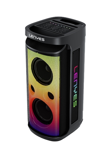Lenyes S883 Su Geçirmez Mikrofonlu Çoklu Giriş Rgb Işık Tws Karaoke Fm Bluetooth 5.3 Hoparlör