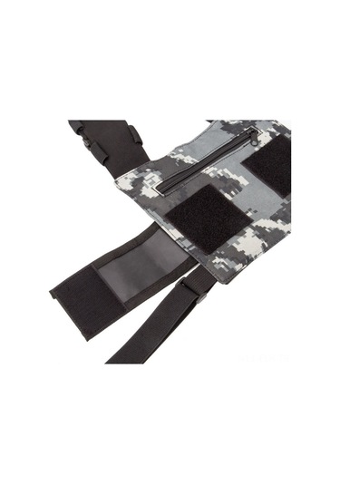 Jokmae Bg-02 Nylon Göğüs Çantası: 600d Dayanıklı, Hafif, Toz Geçirmez, Çift Cihaz Taşıma, Dijital Kamuflaj Desen