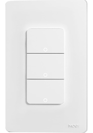 Akıllı Ev Anahtarı Tuya Wifi - Ses Ve Uygulama İle Uzaktan Kontrol, Zamanlama, Gölge Işıklı, 3 Yollu Beyaz Amerika Standardı Tuya Wifi Tuya Wifi