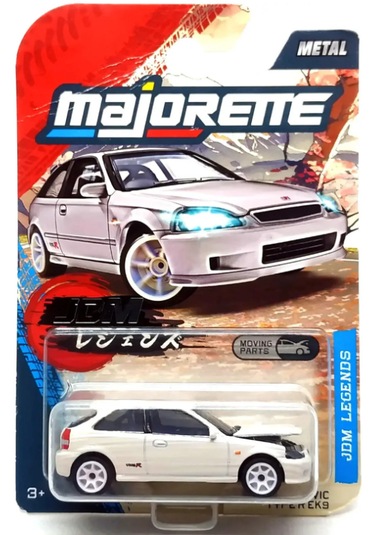 Majorette Honda Civic Type R Ek9 Chase Krem