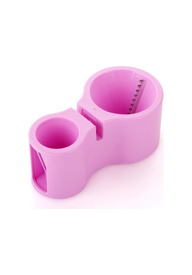 Pazly Cbtx Spiral Çift Başlı Rende Kalemtıraşlı Mutfak Aleti Pembe, Küçük Ve Pratik Pembe