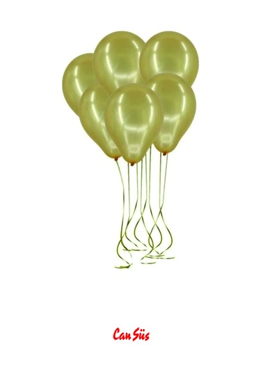 Metalik Balon 10'lu GOLD