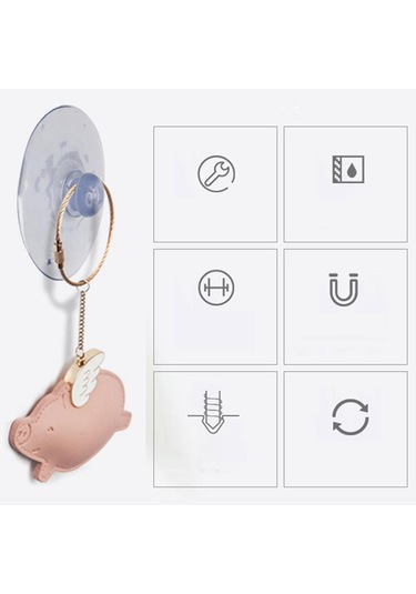 10 Adet Vakum Güçlü Vantuz Kaymaz Suckers Pedleri Cam Masa Enayi Pedleri 20mm Şeffaf