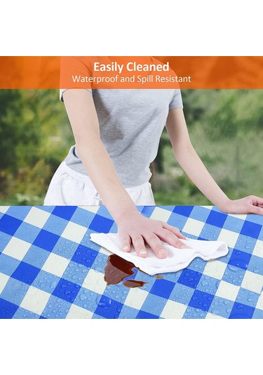 Padalink Vinil Piknik Masa Ve Bank Kılıfı Seti, Esnek Kenar, Kamp Ve Bahçe İçin, 1 Masa + 2 Bank Kılıfı