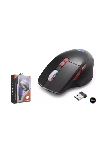 Mouse Oyuncu Bluetooth 1600 Dpi Şarj Göstergeli Rbg Hadron G390 Diğer