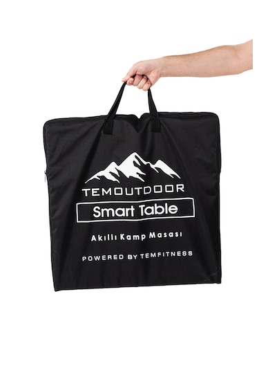 Temoutdoor Smart Table Xl Akıllı Kamp Masası - Standart Donanım Siyah
