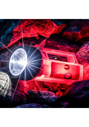 Nurgaz Ng-181 Campout Pilli Led Kamp El Feneri Suya Dayanıklı Siyah