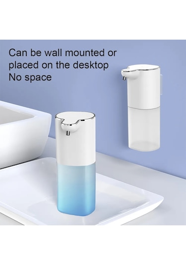 Otomatik Sabunluk Fotoselli Sensör Köpük Şarj Ayarlanabilir Beyaz