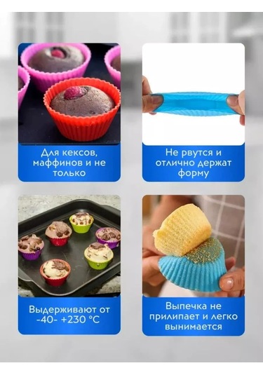 Everest Silikon Kek Kalıbı 238149308 Mavi