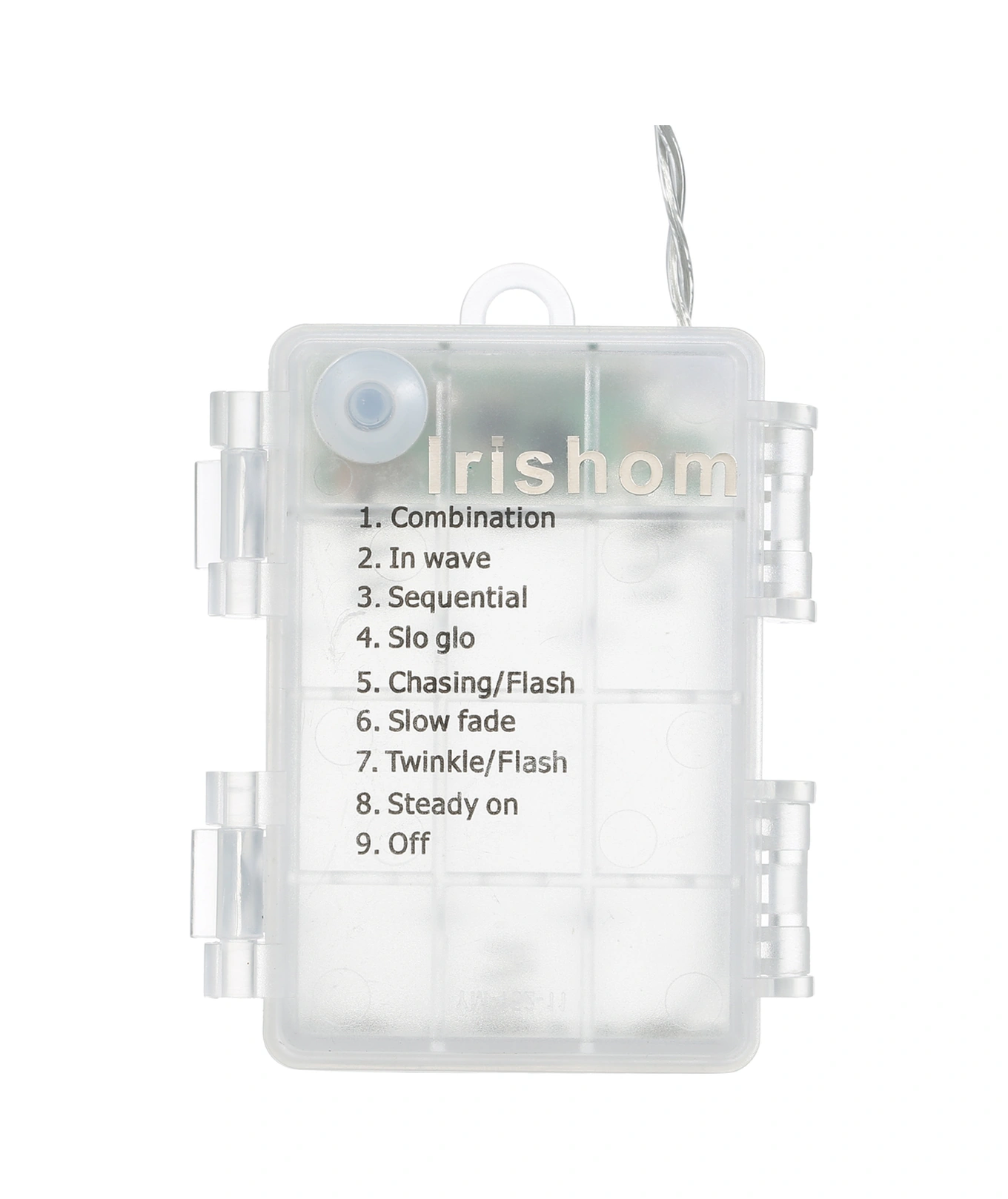 Folinda 80 Led 10m Islak Beyaz Işık Zinciri, Ip44 Su Geçirmez, 3xaa Pil Beslemeli, 13 Tuşlu Kumanda İle 0.6w Beyaz