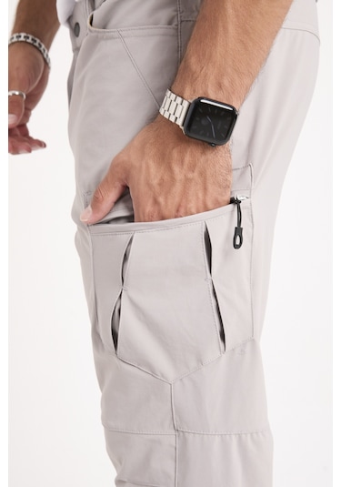 Camp532 Outdoor Tactical Su İticili Likralı Yazlık Erkek Taktik Pantolon Taş