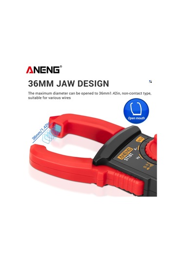 Red-st181 Dijital Pens Metre 4000 Sayım Dc/ac Akım Multimetre Ampermetre Gerilim Test Cihazı Araba Amp Hz Kapasite Ncv Ohm Testi