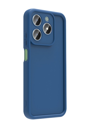 Biriva Home Realme C61 Kılıf Kamera Korumalı Ananas Kapak - Koyu Yeşil Koyu Yeşil