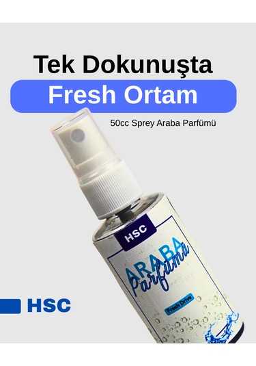Fresh Drive Araba Parfümü 50cc Sprey Ferahlatıcı Taşınabilir Araba Kokusu 50 ML