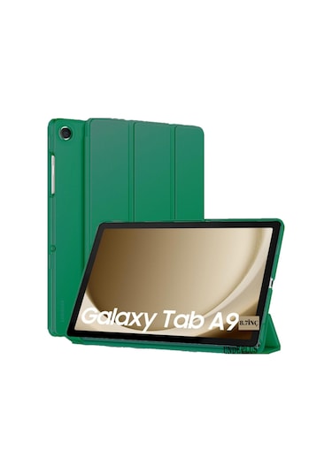 Samsung Galaxy Uyumlu Tab A9 8.7inç X110 X113 X115 X117 Kılıf New Pu Deri Smart Standlı Case Uyku Modlu