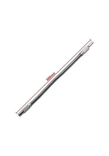 Qingmipy 300mm Esnek Vidalama Uzantısı, Elektrikli Matkap Ve Tornavida İçin Çok Amaçlı 1/4" Hex Shaft Metal Bağlantı Kolu - Dar Alanlar İçin Uygun