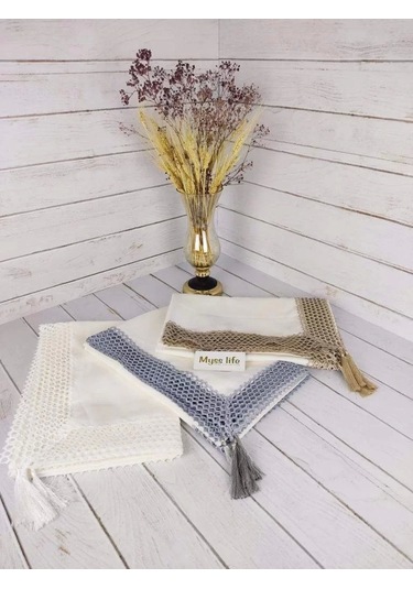 Nivemeshome File Gri 160 260 Masa Örtüsü Evlüks Gri