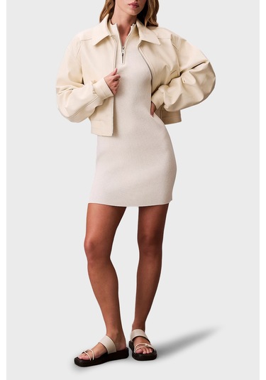 Calvin Klein Bayan Elbise Lv044c330g Yas Ekru Ekru Calvin Klein Bayan Elbise Lv044c330g Yas Ekru Ekru