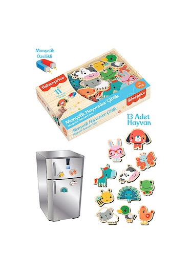 Fisher Price Manyetik Çiftlik 5 Adet