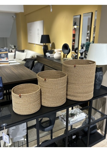 Rover Çok Amaçlı Düzenleyici Sepet, Saksılık, Organizer 20-26, Küçük Boy Hasır