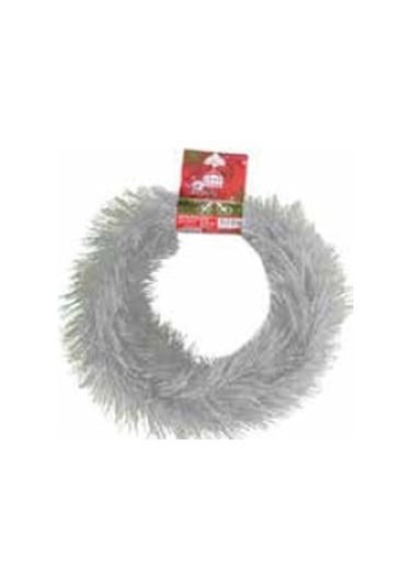 Beyaz Renk Sarmal Tel Çam Ağacı Garland Süs 5 Metre