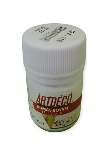 Artdeco Kumaş Boyası 25ml Beyaz 12'li Paket