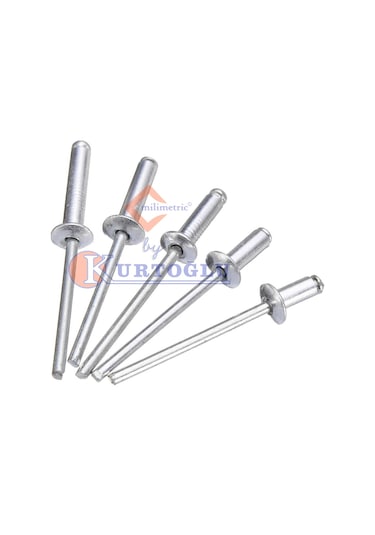 5MM Kalınlığında Alüminyum Pop Perçin Şapka Altı 20MM 100 Adet