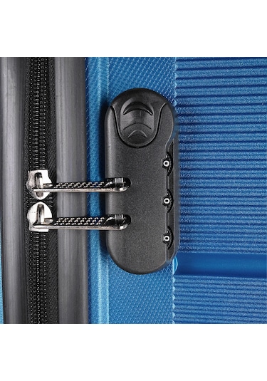Wx-pp20 Silverline Çivit Mavi Kabin Boy Valiz Çivit Koyu Mavi