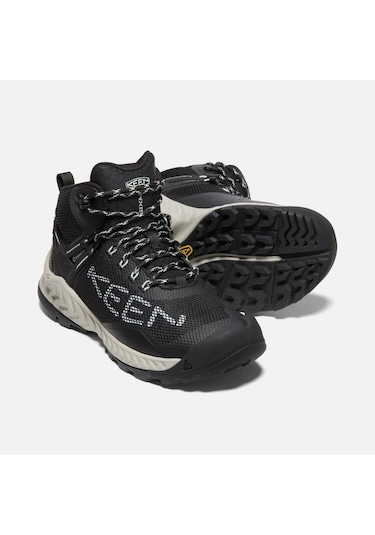 Keen 1025911 Nxıs Evo Mid Wp Black/blue Grass Kadın Outdoor Bot Siyah