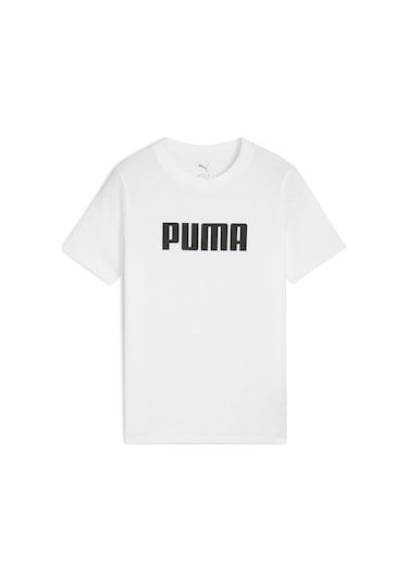 Puma Essentıals Logo Genç Tişört 688340 02 Beyaz
